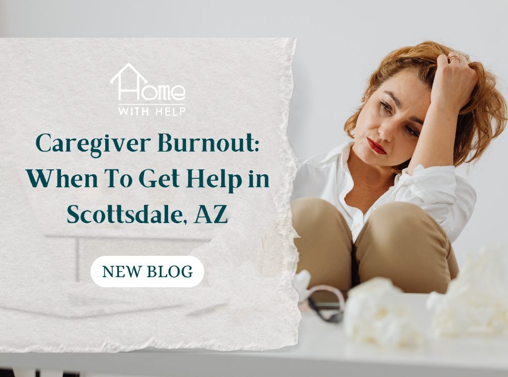 Blog graphic for caregiver burnout post