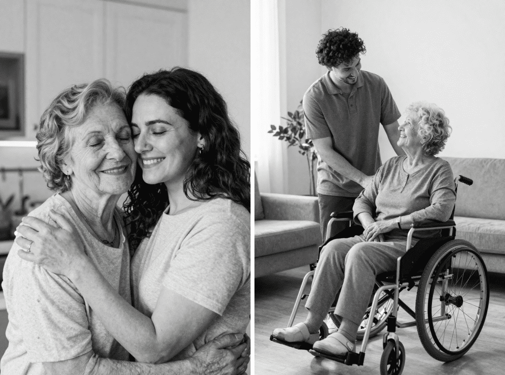 companion care at home for elderly people or those with disabilities