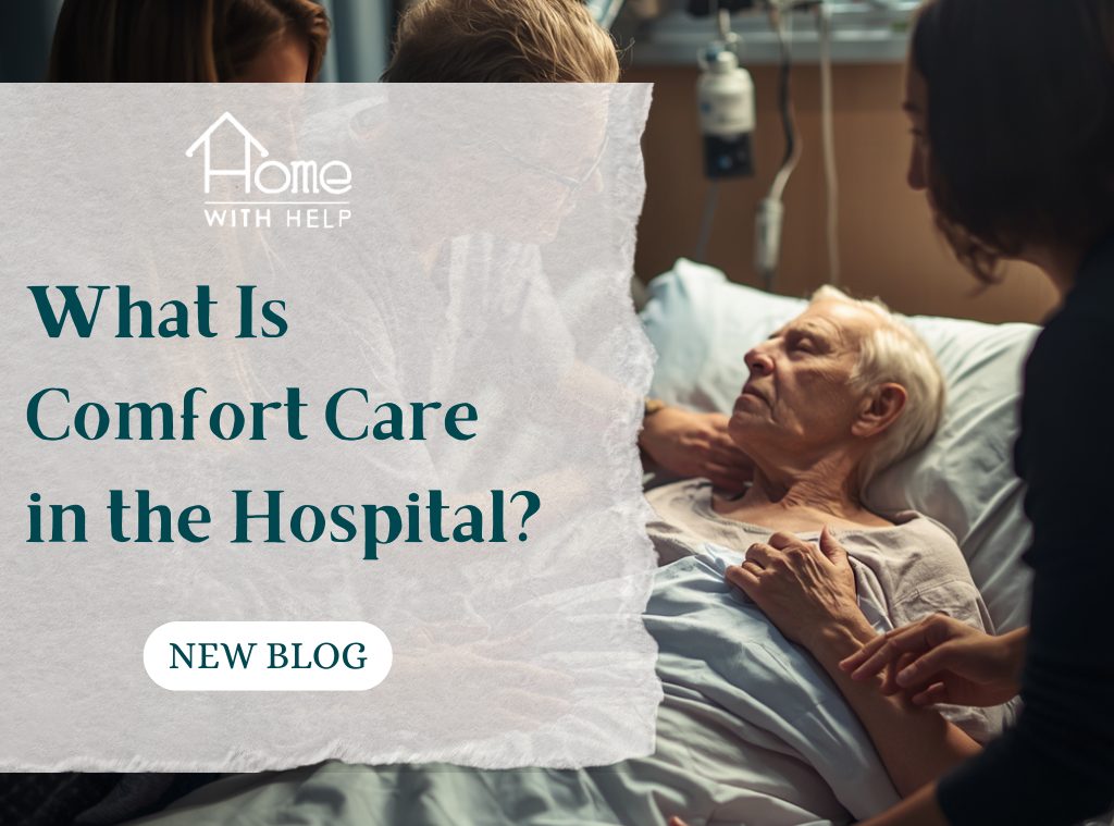 caregiver and doctor and family helping elderly person in hospital dying
